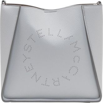 Stella McCartney Light Grey Logo Small Crossbody Bag