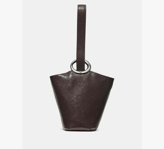Kate Spade New York Halo Glazed Leather Mini Bucket Bag