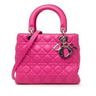 Dior Pre-owned Dior Medium Lambskin Cannage Lady Dior Ladies C4X2U324CJ3TGSJZ