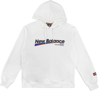 New Balance hooded Casual Pullover Couple Style White NCA34013-IV