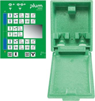 Plum Plum - Caja De Enjuague De Ojos Vac&iacute;as Para Botellas De 200 Ml Y 500 Ml