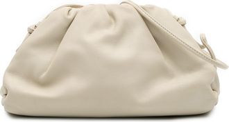Bottega Veneta Pre-owned Womens Pouch Clutch Leather Bag - Ivory - One Size
