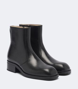 Christophe Lemaire Botines de piel