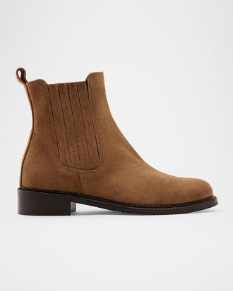 La Canadienne Siera Suede Chelsea Booties