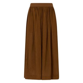 Uma Wang Maxi Skirts, female, Brown, Size: M Gillian Skirt