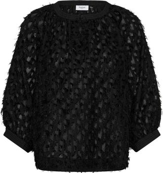 Saint Tropez Blouses & Hemden - Dames - Blouses & Shirts - Zwart - Maat: XS