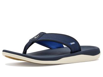 Olukai Ahi Kai Mens Sandals Trench Blue/Trench Blue : 11 D - Medium, Synthetic