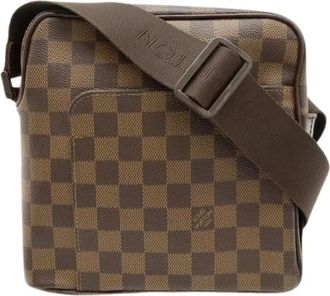 Louis Vuitton Pre-owned Damier Schoudertas - Dames - Vintage Schoudertas - Bruin - ONE Size - Leer - Vintage