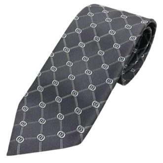 Gucci Pre-owned Cravat - Heren - Pre-owned - Grijs - Maat: ONE Size Zijde