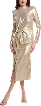 Carla Ruiz Gathered Front Midi Dress