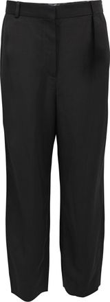 Toteme Straight-Leg Trousers in Black Viscose