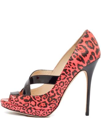 Jimmy Choo London peep-toe heeled pumps - Pink