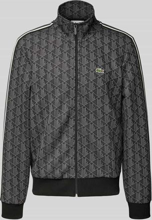 Lacoste Regular Fit Sweatjacke mit Baumwoll-Anteil in Black, Größe XL
