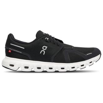 On Mens Cloud 6 - Running Shoes White/Black Size 10.0