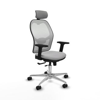 Piqueras y Crespo Silla De Oficina Piqueras Y Crespo Jorquera Negro Reposabrazos Ajustables