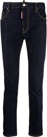Dsquared2 Stijlvolle 5-pocket broek - Heren - Slim Fit Jeans - Blauw - XL - Katoen - Jeans