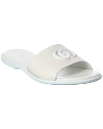 Gucci Double G Leather Sandal