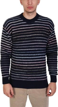 HUGO BOSS Ronde hals gebreide top - Heren - Ronde hals truien - Veelkleurig - M - Truien & Vesten