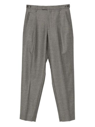 Barena pleated-details trousers - men - Virgin Wool/Cotton - 52 - Grey
