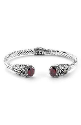 Samuel B. 18K Gold & Sterling Silver Butterfly Bangle in Red at Nordstrom Rack