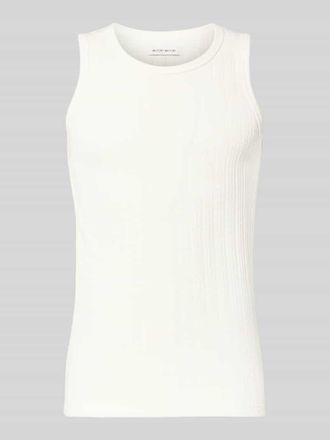 Wood Wood Tanktop mit Rundhalsausschnitt in Weiss, Gr&ouml;&szlig;e XXL