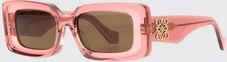 Loewe Occhiali da sole rettangolari Anagram in acetato con monogramma
