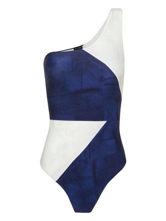 Lenny Niemeyer one-shoulder swimsuit - White