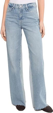 7 For All Mankind Panel Lotta Womens Jeans Seabreeze : 24 34, Cotton/Denim/Elastane