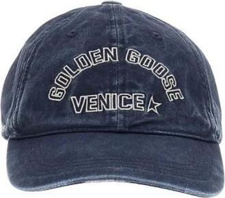 Golden Goose Journey Baseball Cap - unisex - Petten - Blauw - ONE Size - Katoen - Accessoires