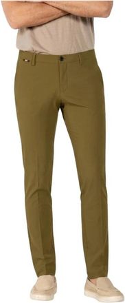 Mason's Milano Dynamic Chino Jogger Pants - Heren - Chinos - Groen - L - Broeken