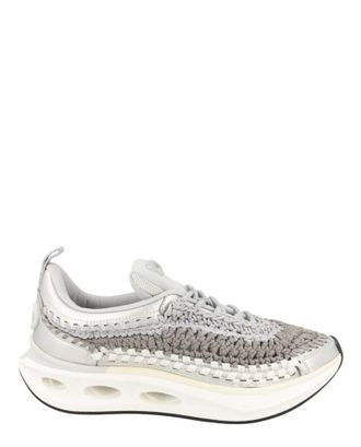 Valentino VLogo Signature Crochet Low-Top Sneakers