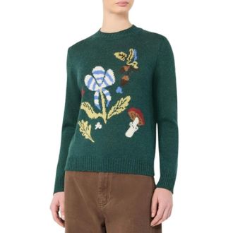 Max Mara Dames, Truien, Groen, Maat: S Wol