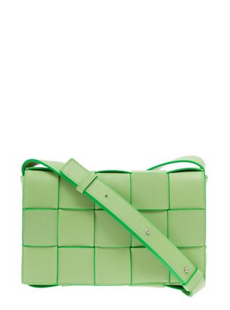 Bottega Veneta Green Cassette Crossbody Bag