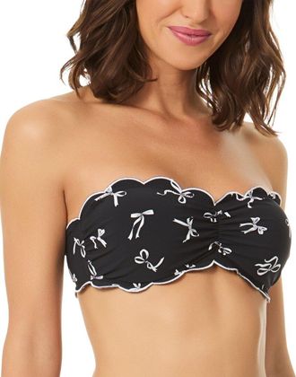 CeCe by Cynthia Steffe Cece Contrast Scallop Bandeau