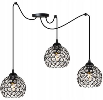 OEM L&aacute;mpara De Techo Colgante Spider, Plaf&oacute;n De Cristal