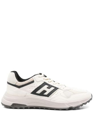 Hogan Mesh And Leather Hyperlight Sneakers Shoes