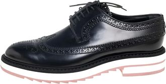 Louis Vuitton Scarpe in pelle con suola rialzata - Nero