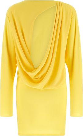 Jacquemus Womens Bicolor Viscose Short Dress