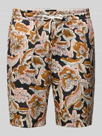 Scotch & Soda Relaxed Fit Shorts aus Lyocell Modell FAVE in Camel, Gr&ouml;&szlig;e XXL