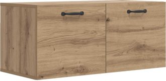 vidaXL Armario De Pared Montada En La Pared Roble Artisan Vidaxl