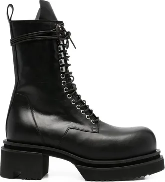 Rick Owens Bogun Lace-up Boots