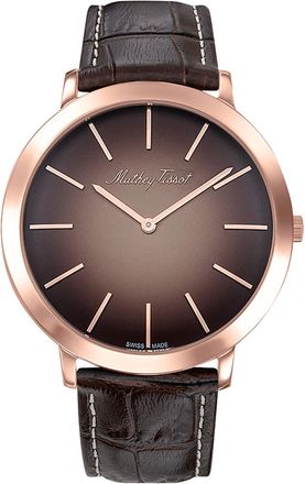 Mathey-Tissot Mens Brown dial Watch