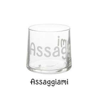 KASANOVA Coppetta vetro scritta Assaggiami 220 ml