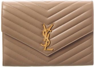 Saint Laurent Cassandre Leather Pouch