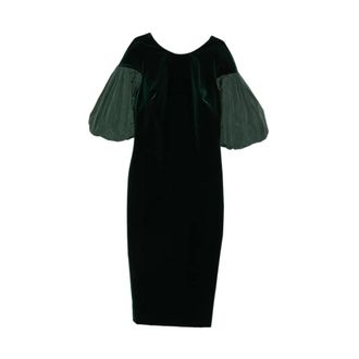 Max Mara Msetropico Midi Dress - Dresses - Mujer - Verde - XS