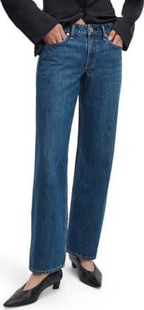 Rag & Bone Cam Ankle Straight Leg Jeans in Nova at Nordstrom, Size 28