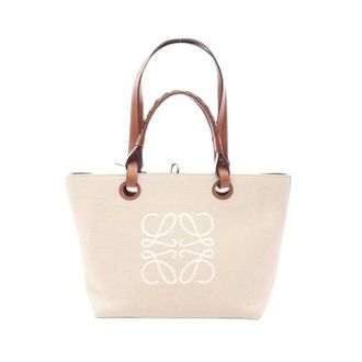Loewe Pre-owned Tote Bags, female, Beige, Size: ONE SIZE Pre-owned Canvas Tote Bag