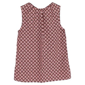 Marni Patterned Sleeveless Blouse in Multicolor Cotton