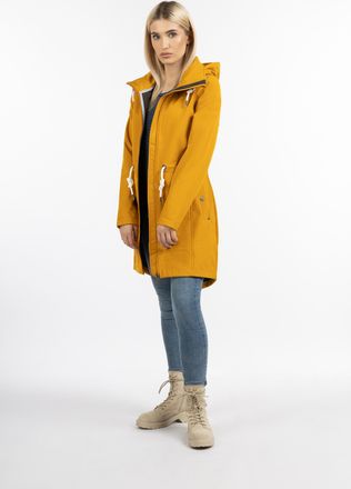 Ice Bound softshell jas Dames mosterd