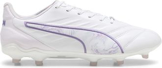 Puma Womens King Pro Brilliance Firm Ground Soccer Cleats - White, White, 7.5 UK